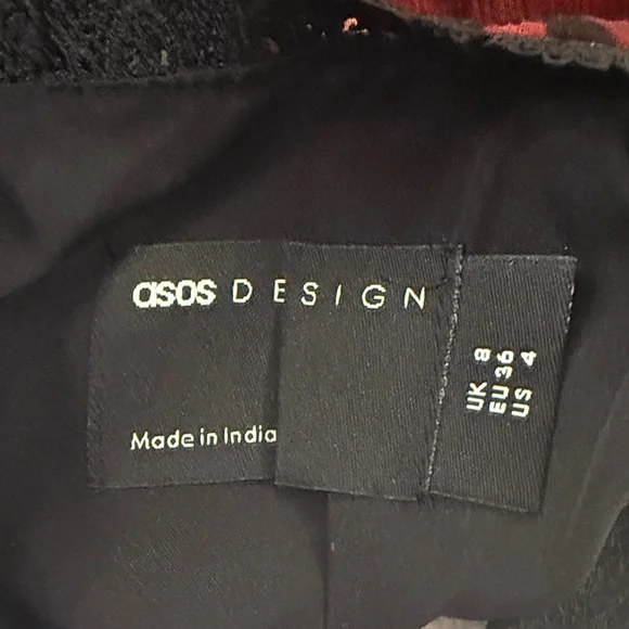 ASOS Floral Maxi Dress - Black and Red - Picture 2 of 3